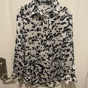 Cow Print Top